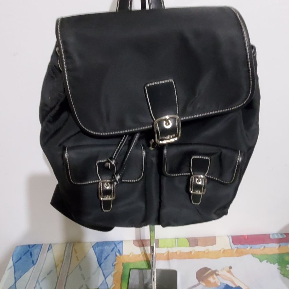 Coach Authentic Micro Backpack Black Bag - image 3